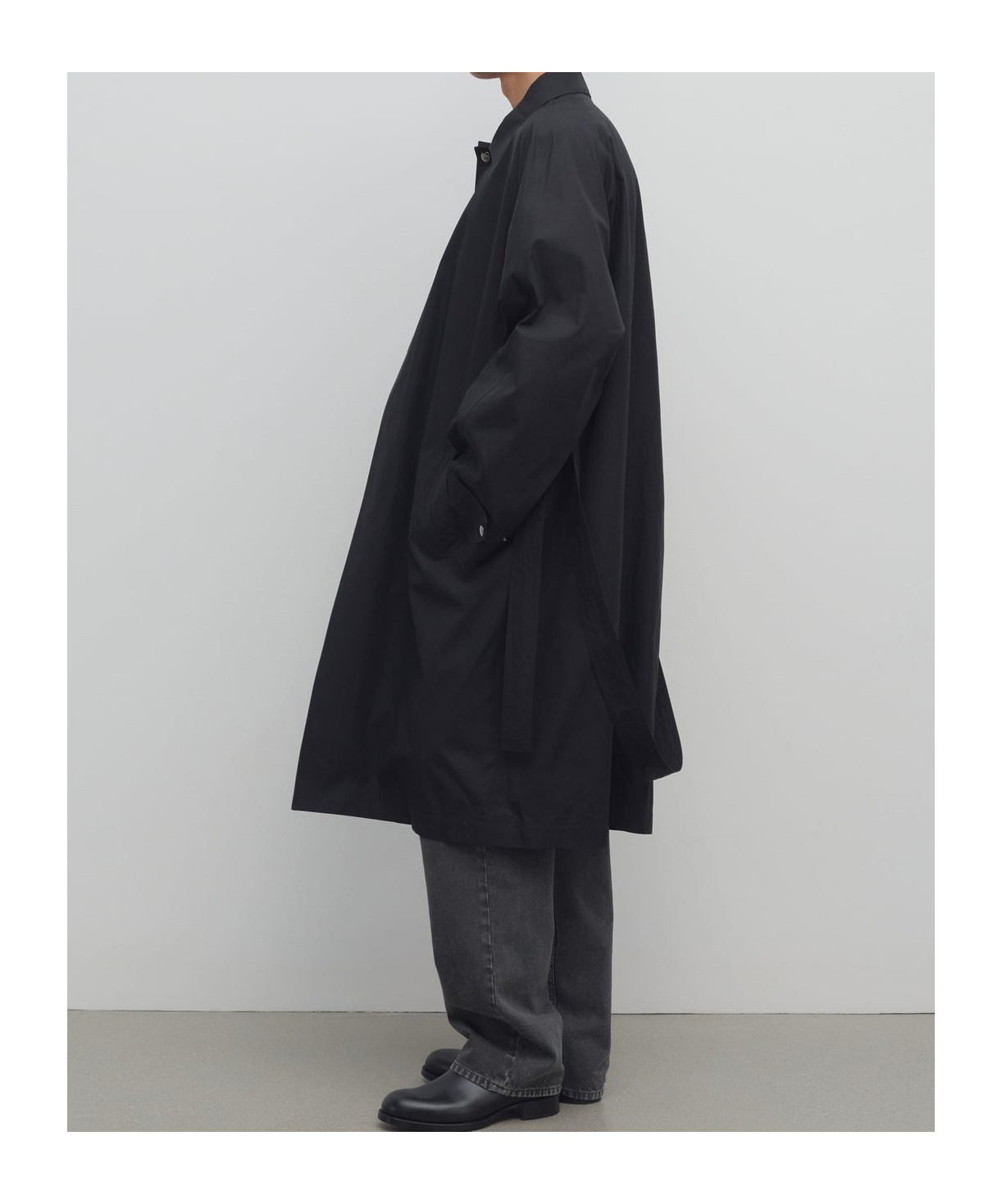 The Row Eugene Cotton Windbreaker In Black