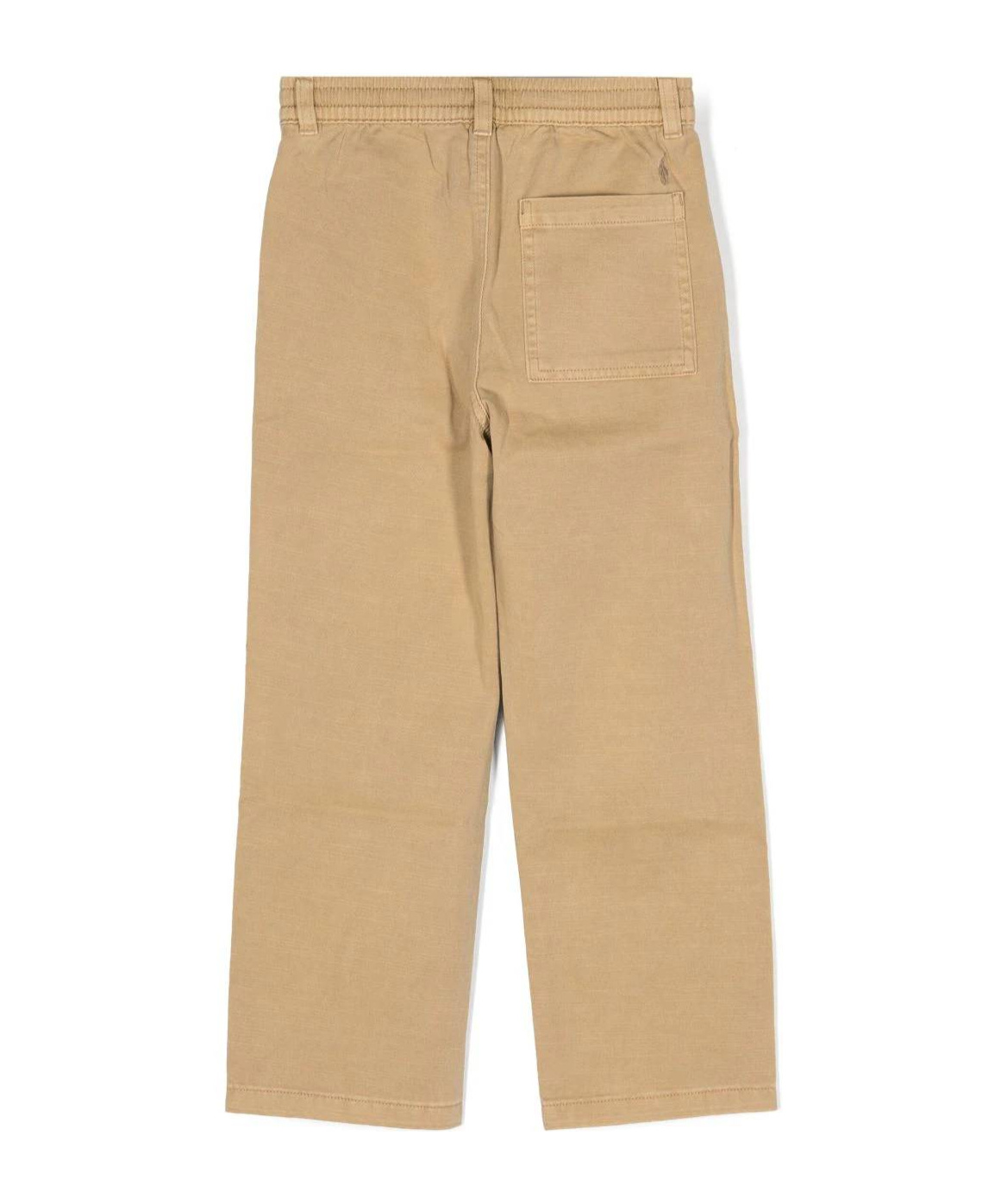 Polo Ralph Lauren Straight-leg Cotton Trousers In Nude