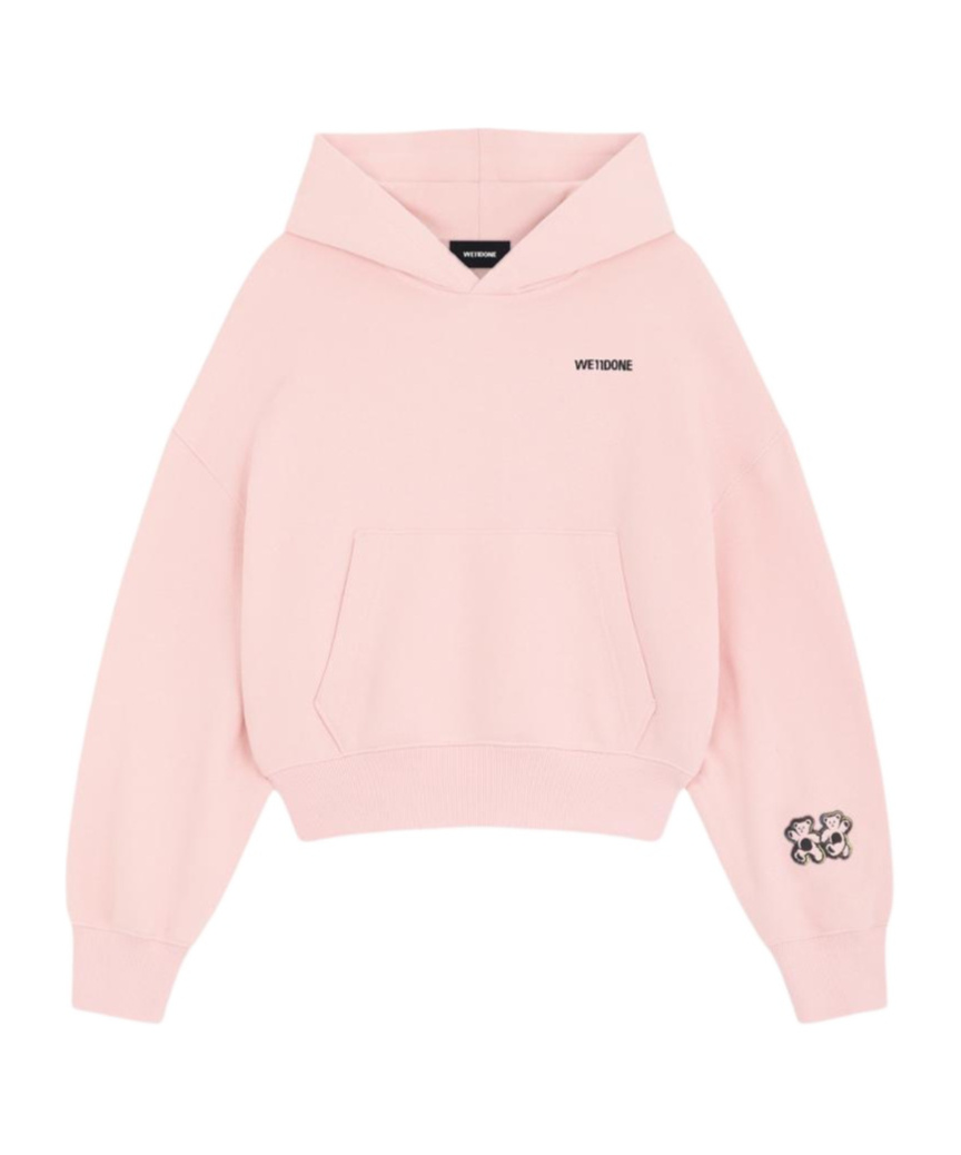 We11 Done Hooded Sweater In Nude