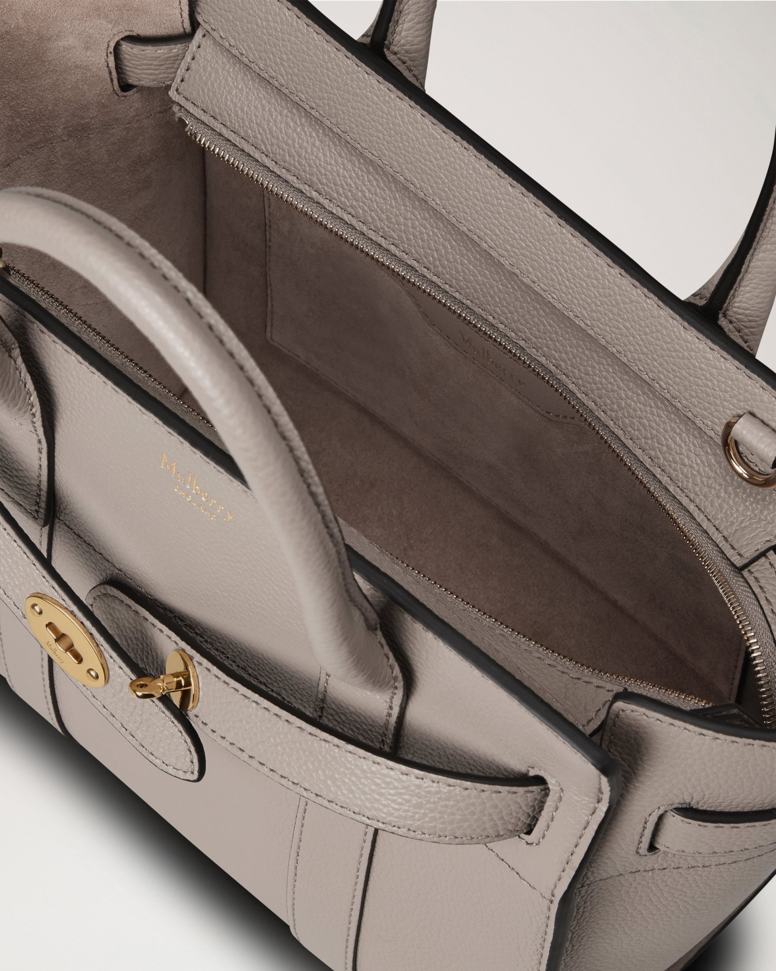 Mulberry Double Handle Shoulder Bag In Brown