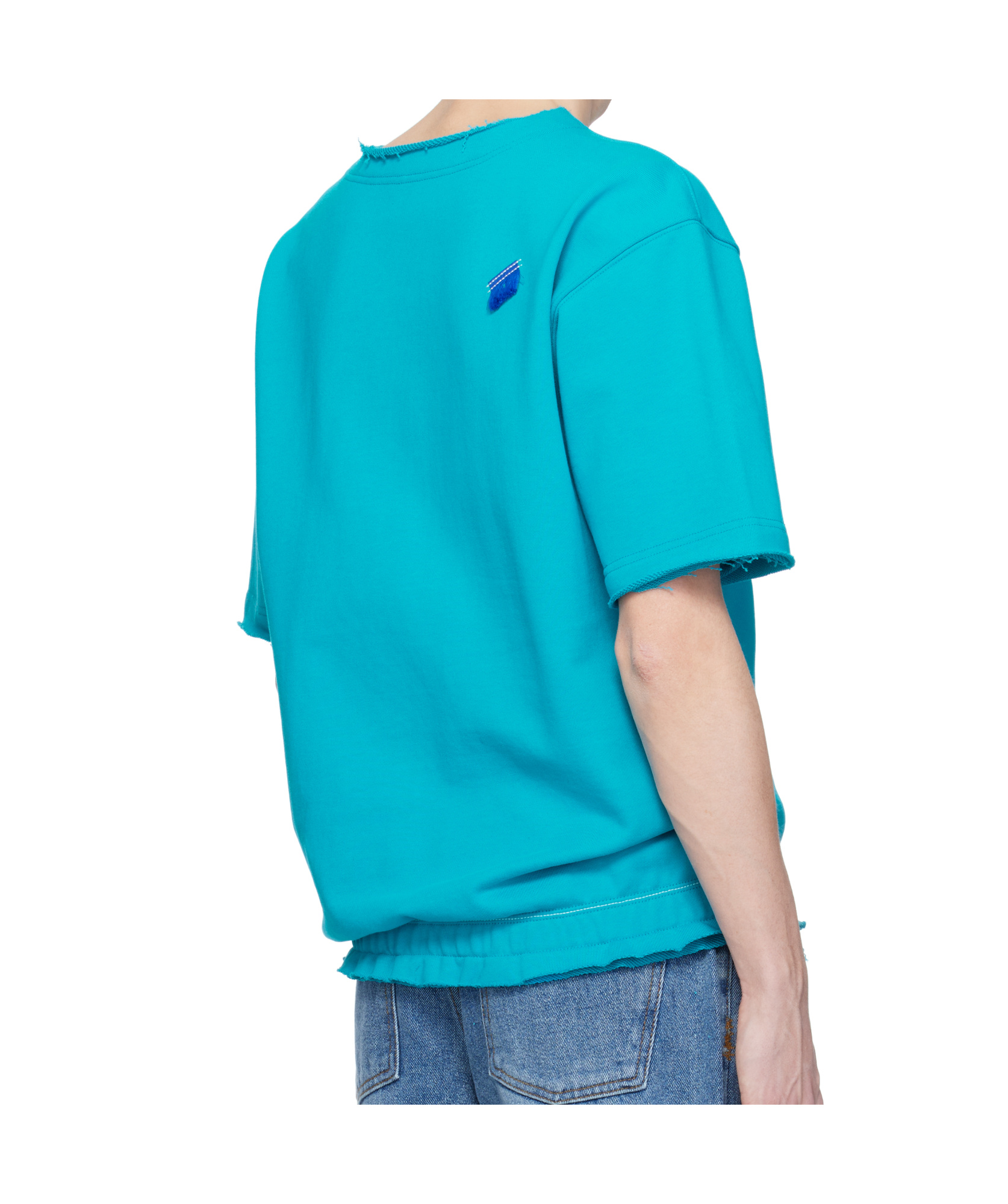 Ader Error Blue Half Sleeve Product. 36 T-shirt In Blue