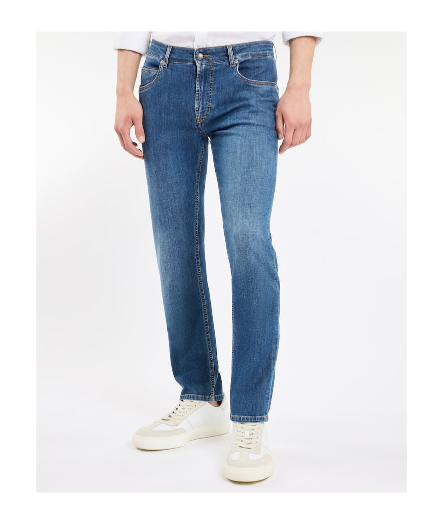 Fay Cotton Denim Jeans In Blue
