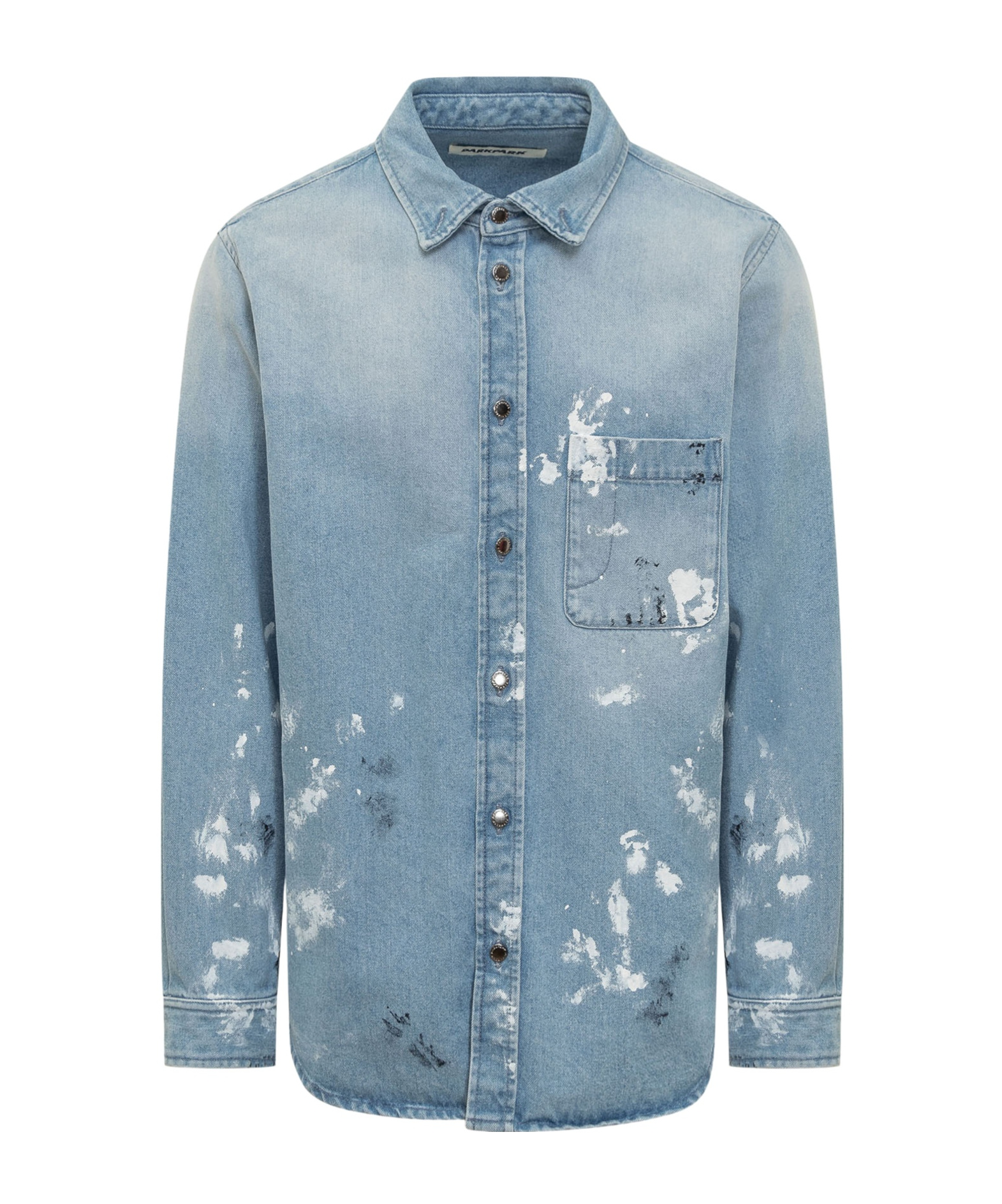 Darkpark Blue Victor Denim Shirt In Blue