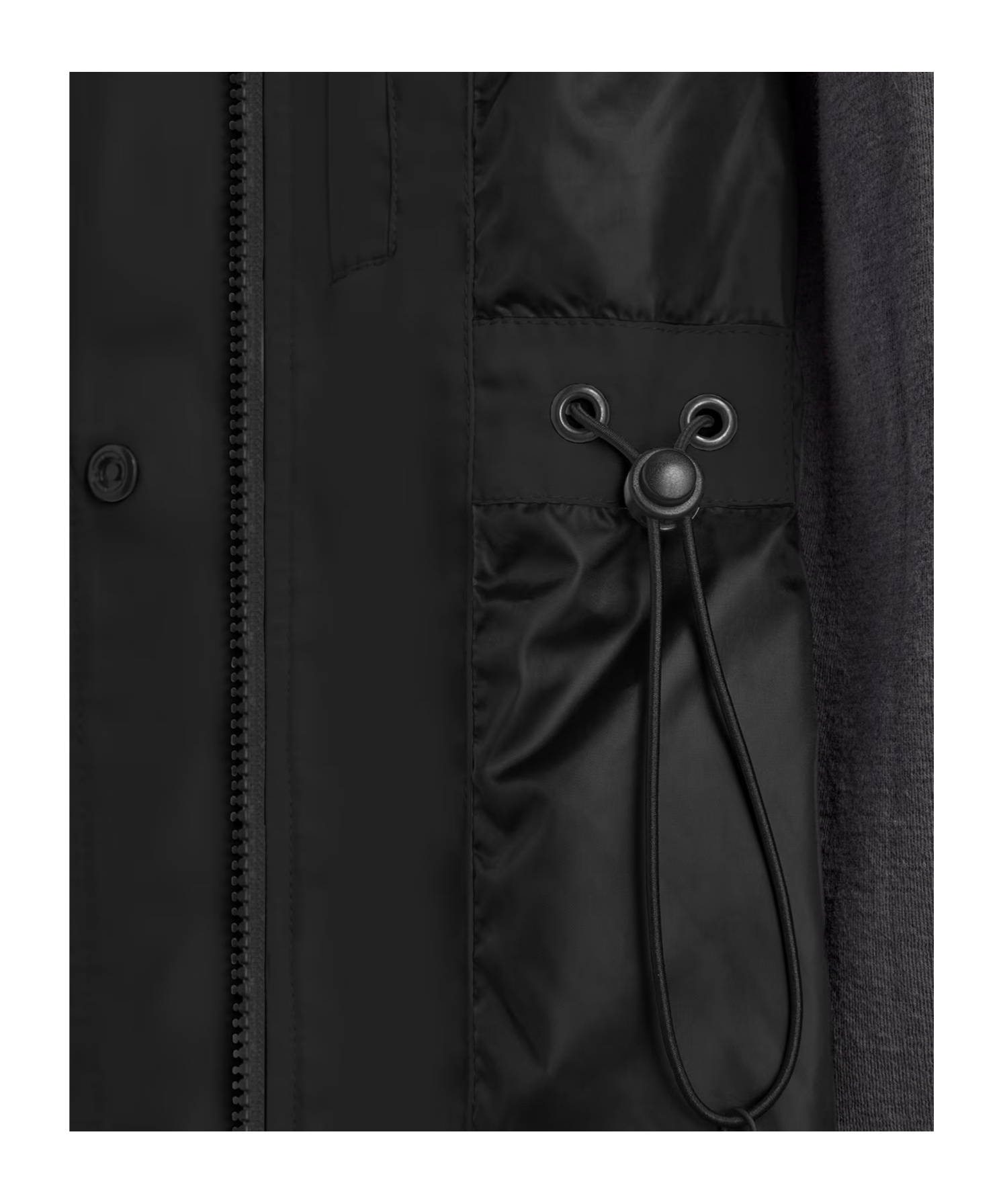 Canada Goose Minden Hooded Windbreaker In Black