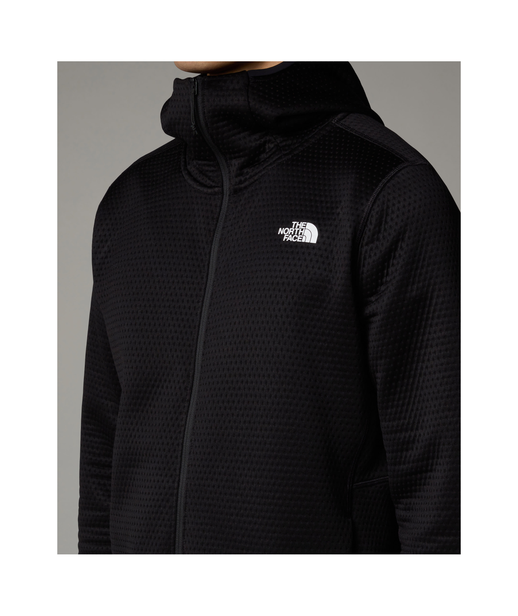 THE NORTH FACE KNITTED HOODED JACKET 