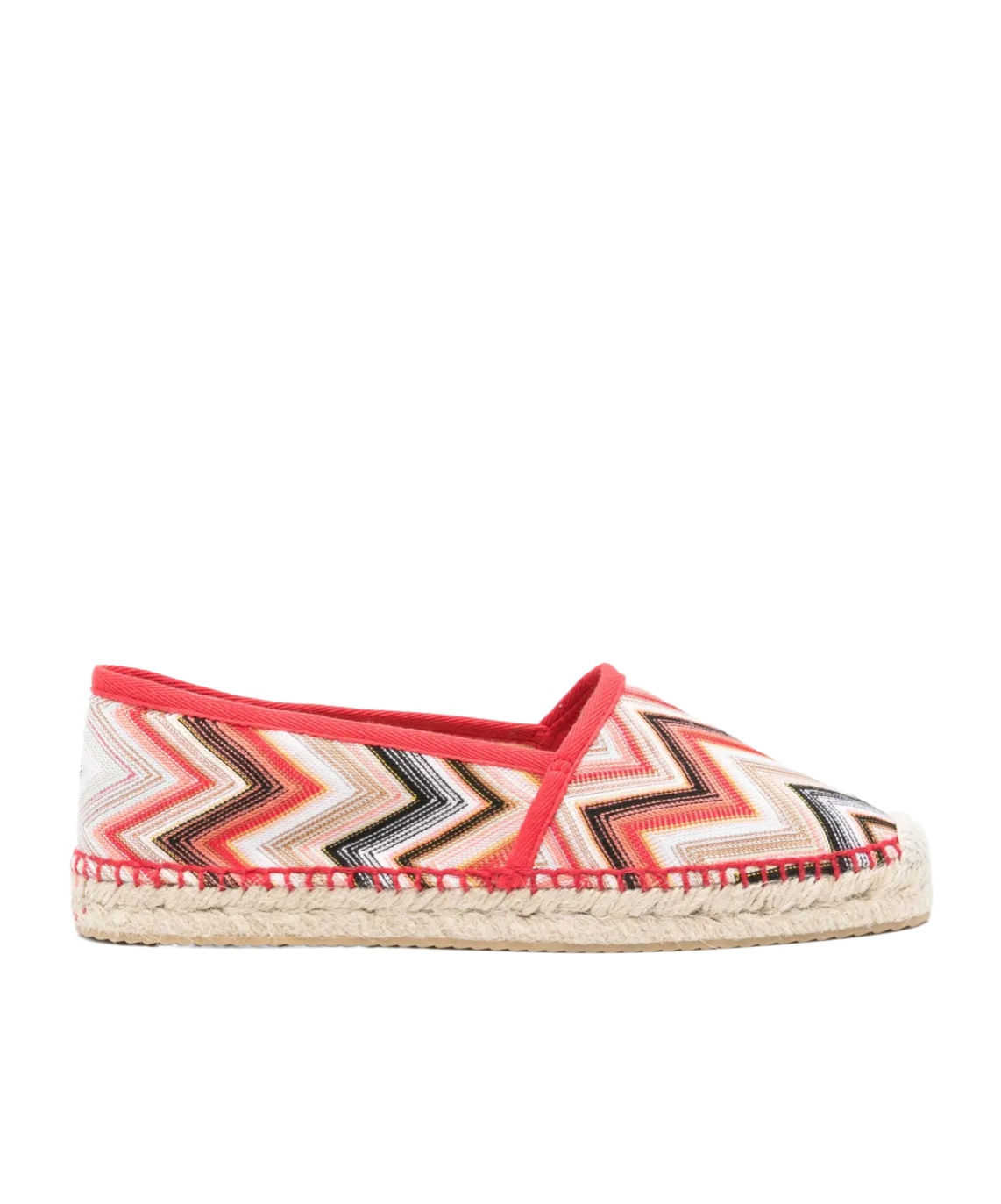 Missoni Zigzag Espadrilles In Nude