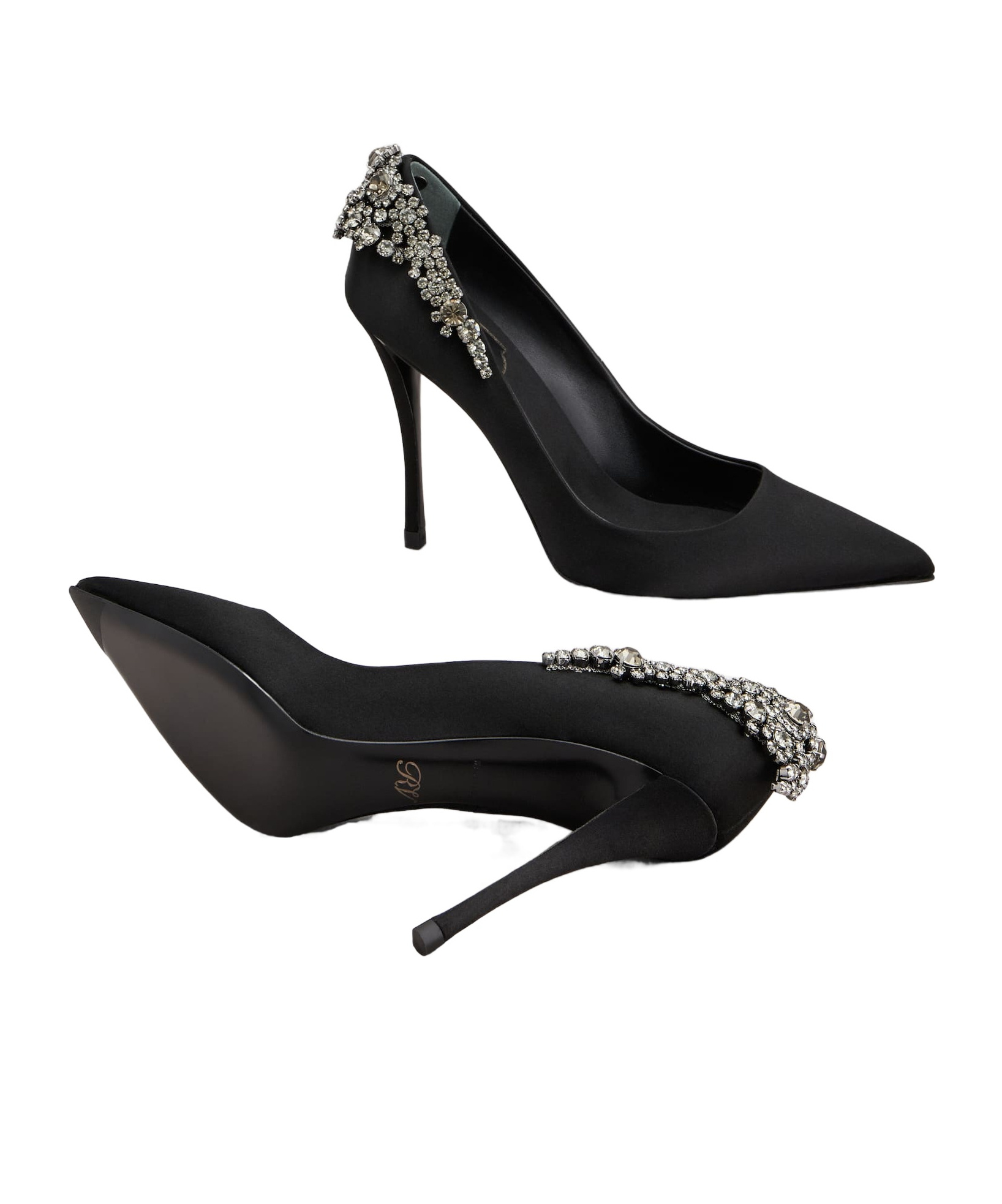 ROGER VIVIER EFFLORESCENCE PUMPS IN SATIN