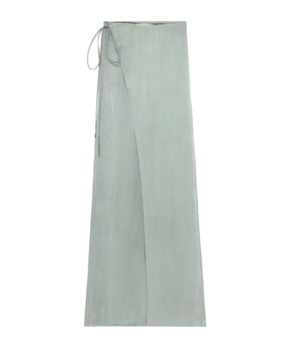 BLUMARINE PAREO-STYLE PANTS IN TWILL