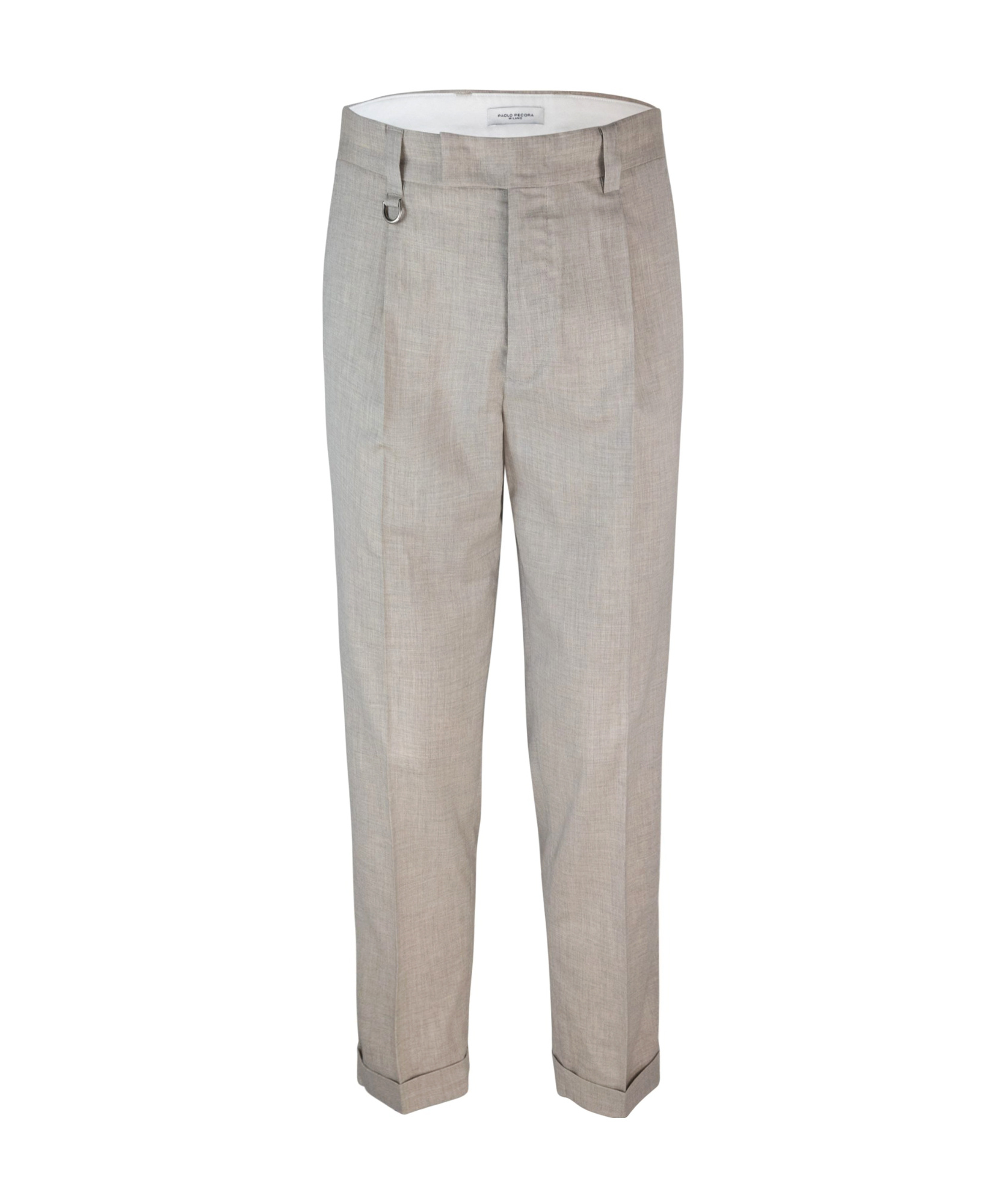 Paolo Pecora Chino Duomo Relaxed Grey In Gray