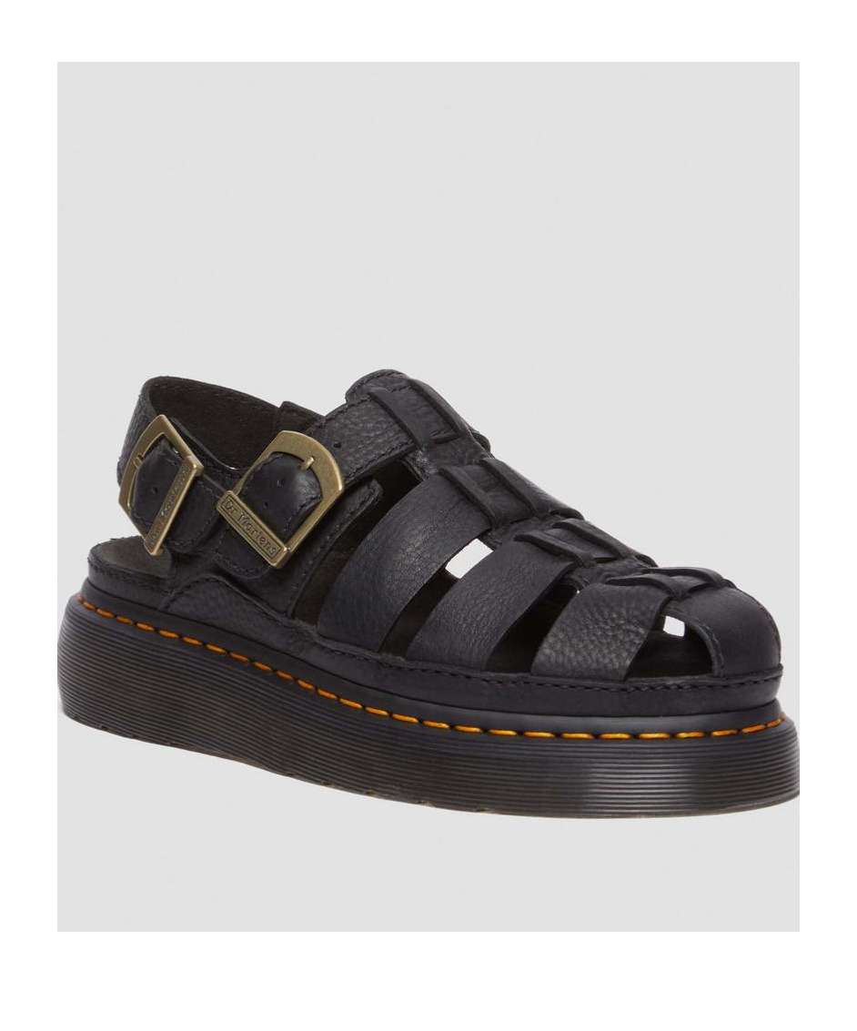 Dr. Martens Wrenlie Fisherman Sandal In Black