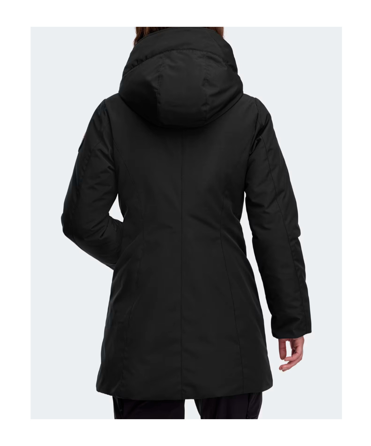 Canada Goose Leslie Hooded Down Parka In Black