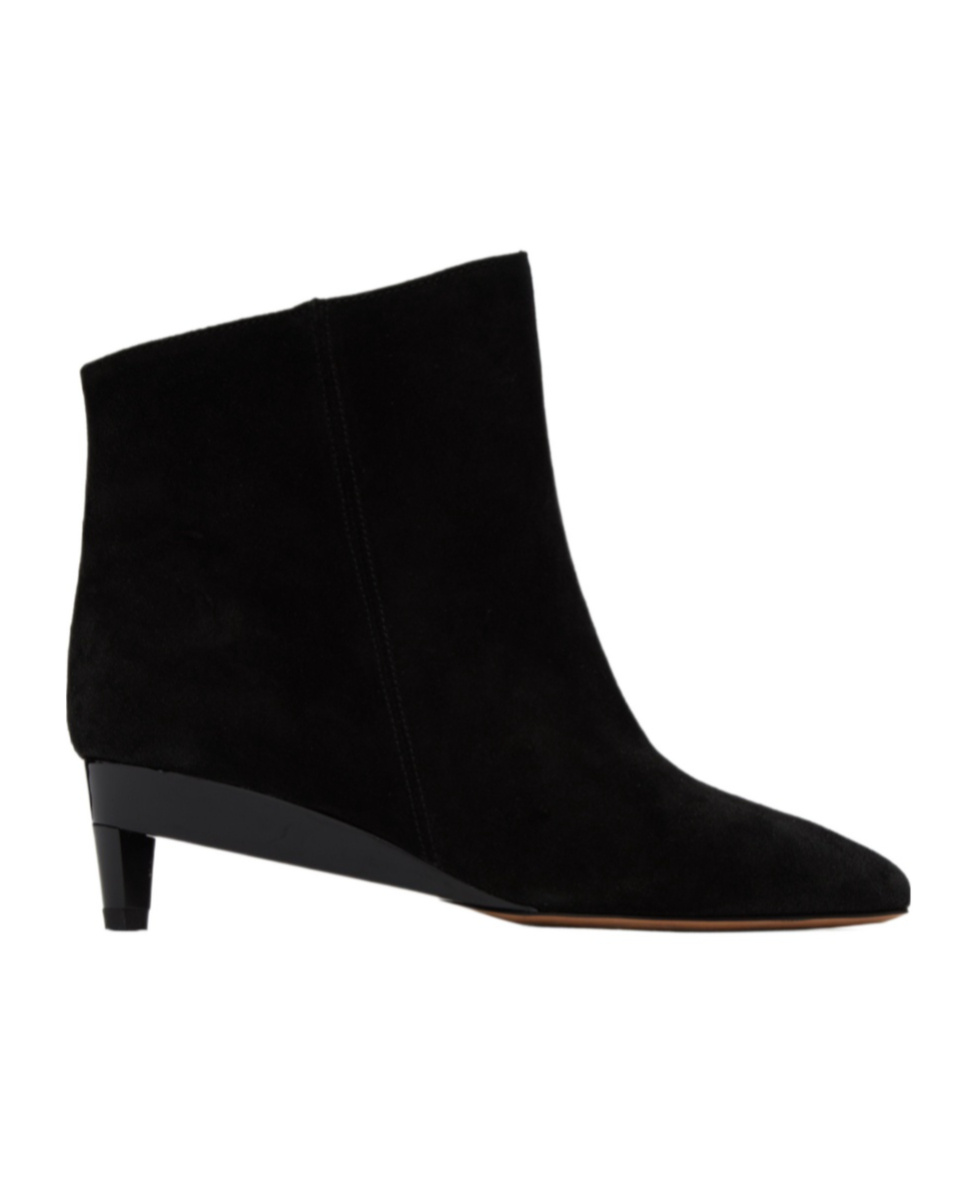 Shop Isabel Marant Deyan Ankle Short Boots In Black