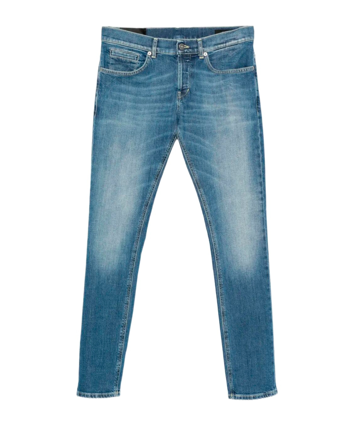 Dondup Slim-fit Blue Jeans With Classic Five-pocket Design In Blue