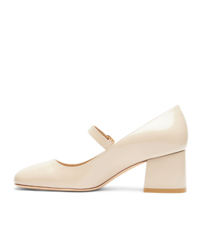 Stuart Weitzman 60mm Stuart Mj Patent Leather Heels In Nude