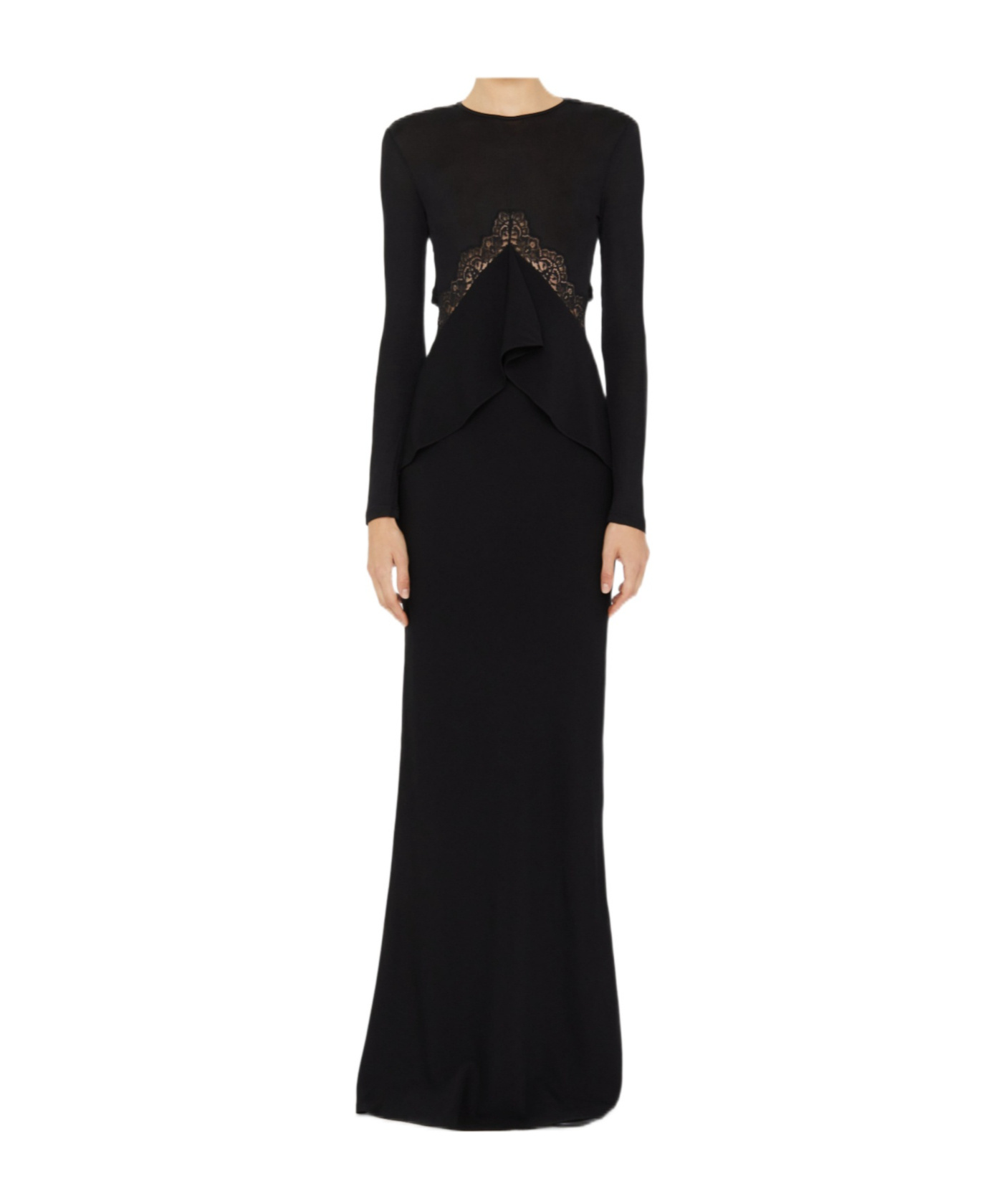 Christopher Esber Split Back Dress In Black