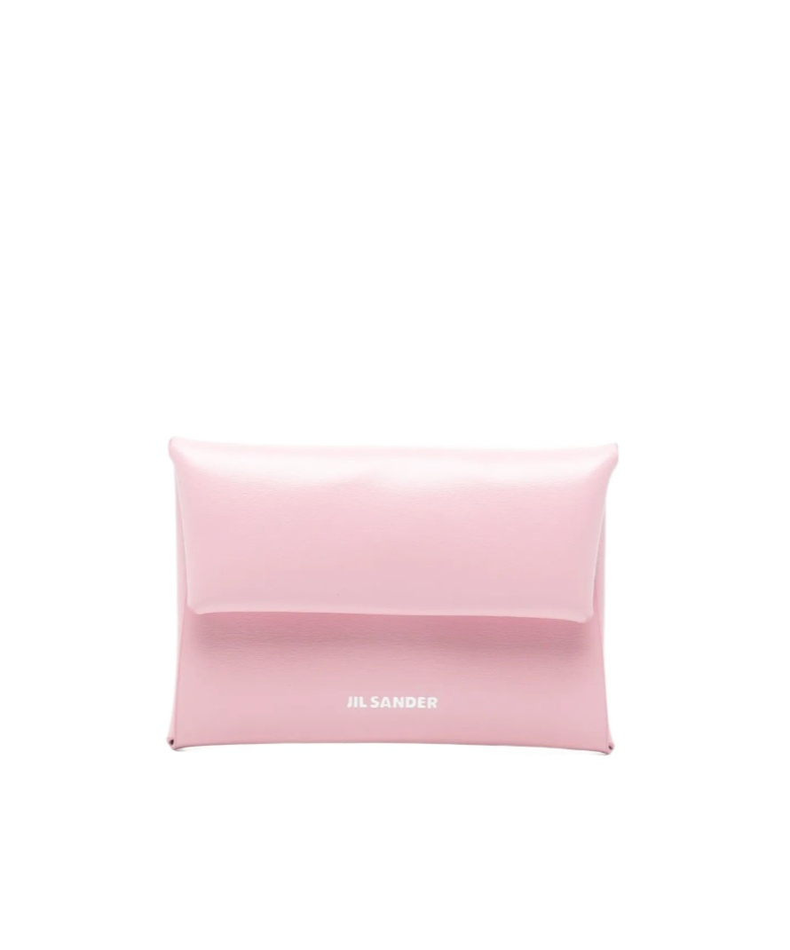 Jil Sander Envelope Card Holder In Pink