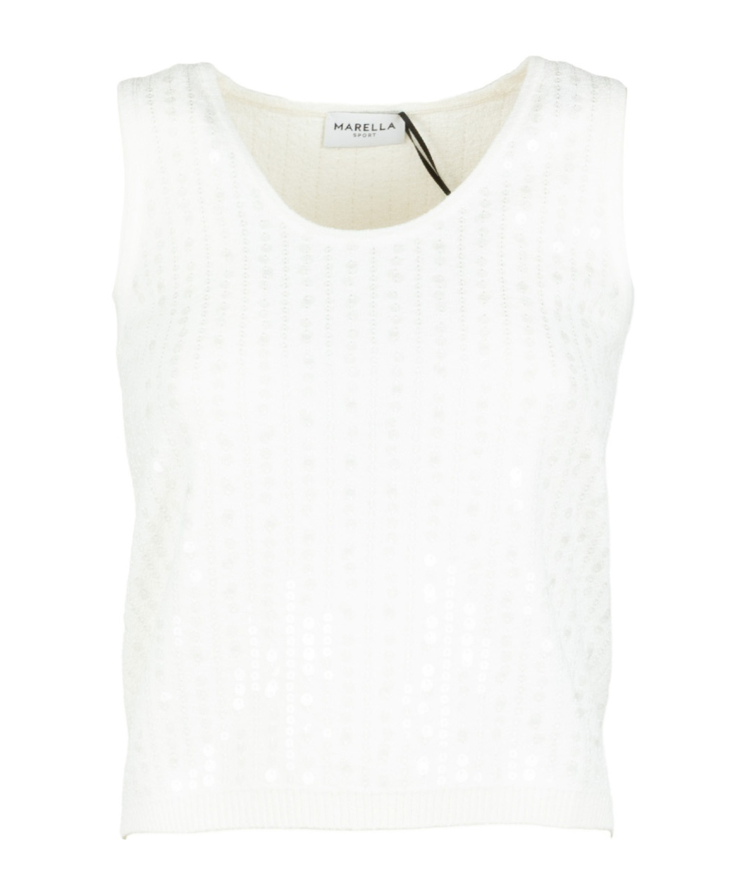 Marella Sleeveless Vest In White