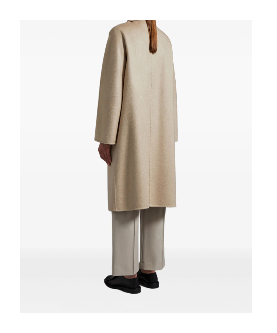 Max Mara Beige Lilia Cashmere Zibellinato Coat In Neutral