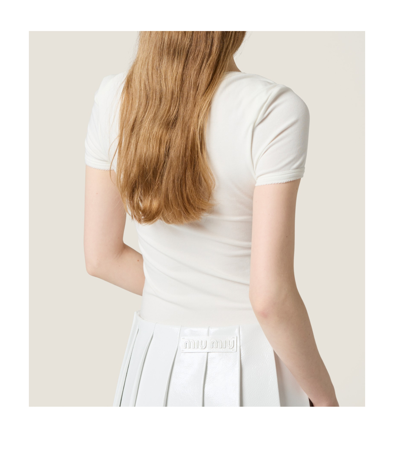 Miu Miu X Petit Bateau Jersey T-shirt