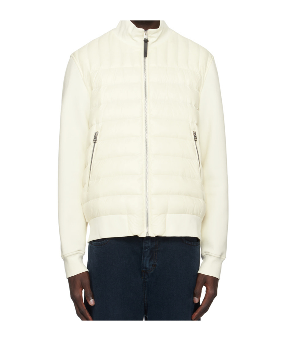 Mackage Off-white Collin-r Down Bomber Jacket In White