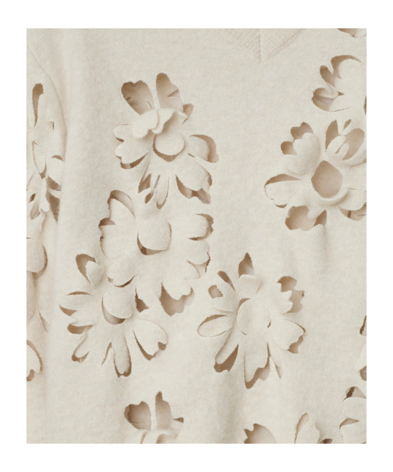 Burberry Hollow Sweater In White