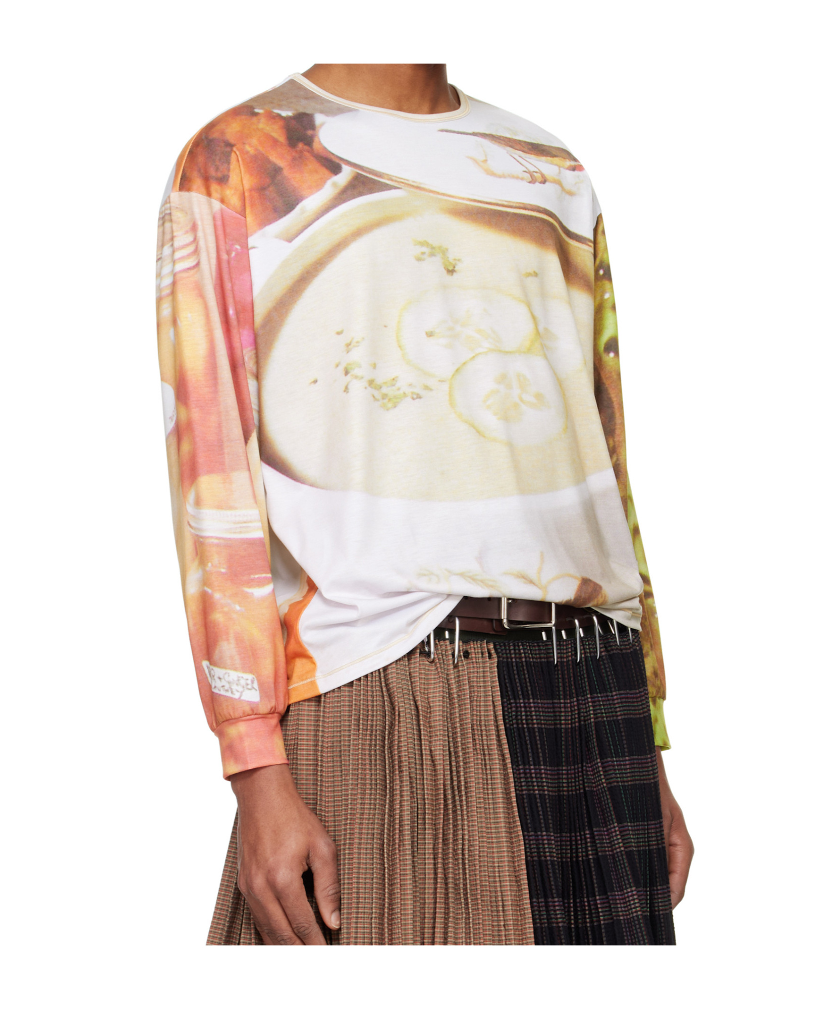 Chopova Lowena Ssense Exclusive Multicolor Oversized Jersey Soup T-shirt In Multicolor