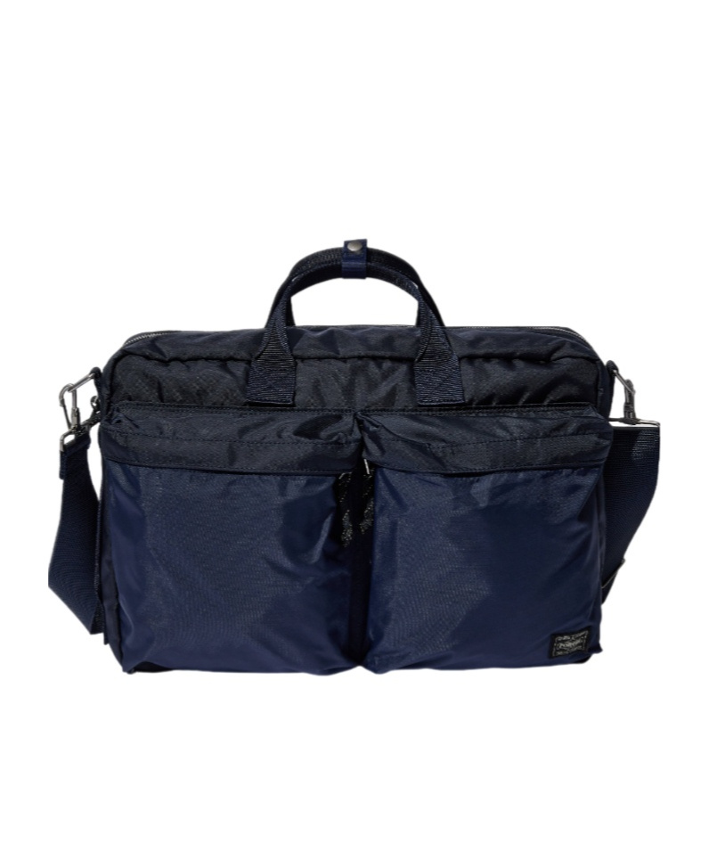 Porter-yoshida & Co Logo Briefcase In Black