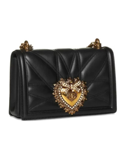 Dolce & Gabbana Women Medium Devotion Bag In Quilted Nappa Leather In Multi