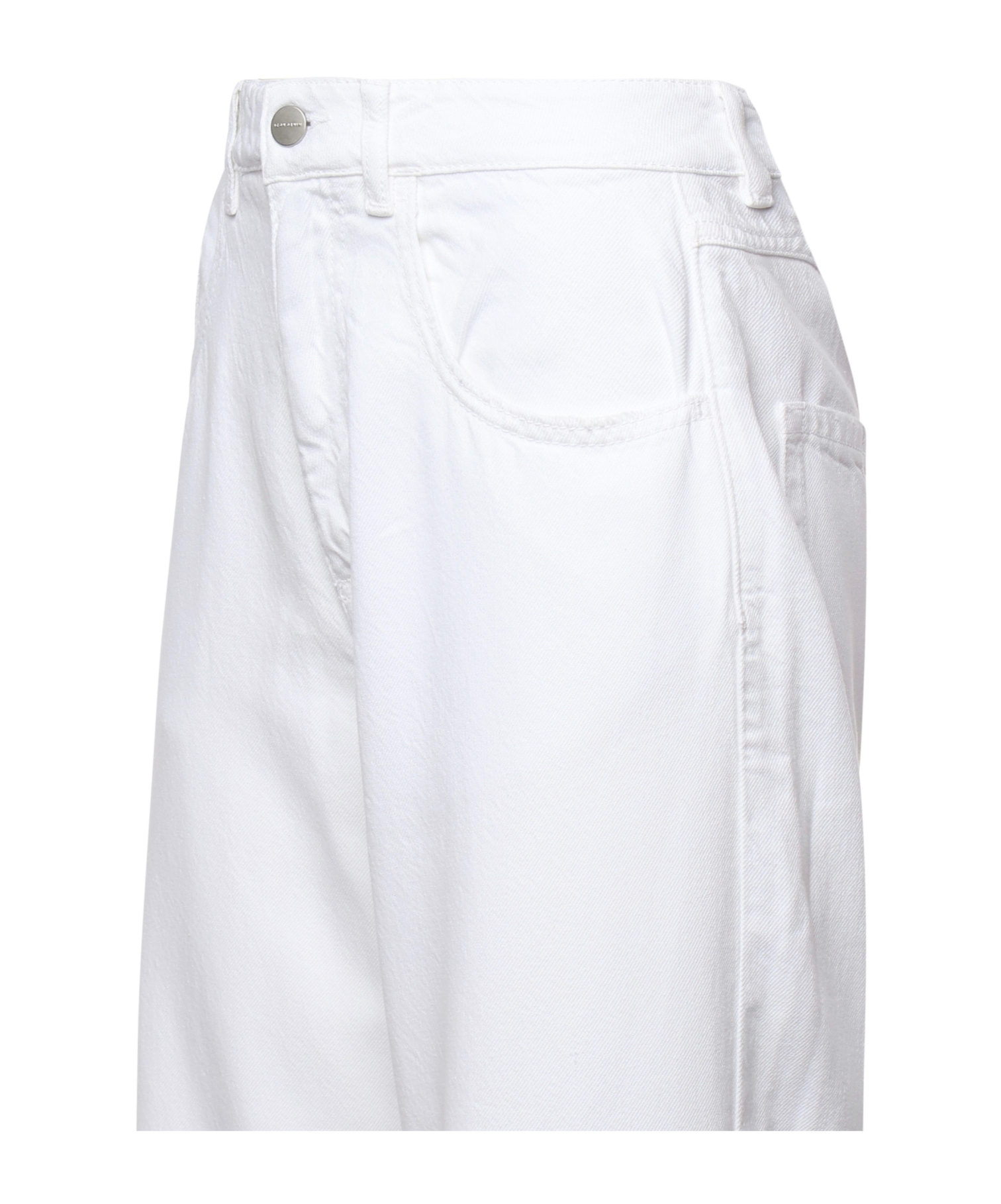 Icon Denim Jeans With Belt Loops In White