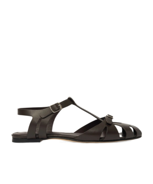 Scarosso Gala Fisherman Sandals In Brown