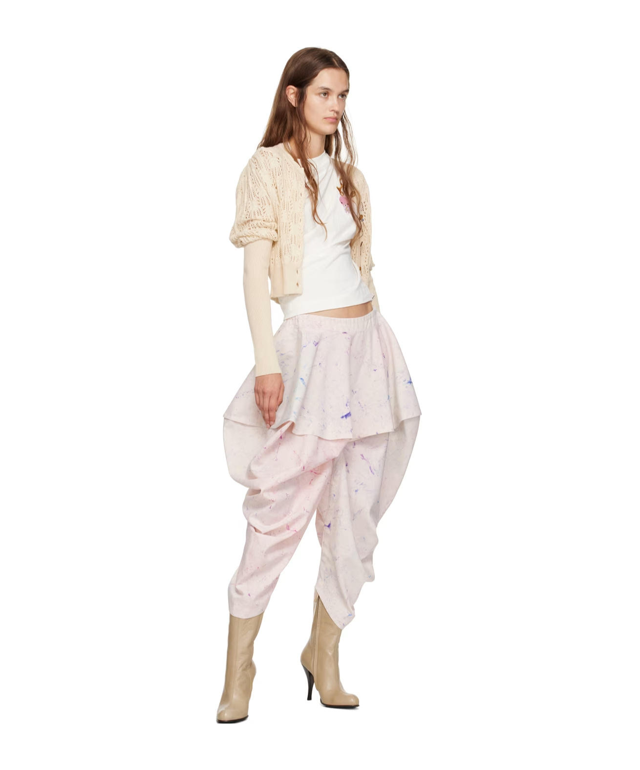 Vivienne Westwood Logo Pattern Vest In Pink