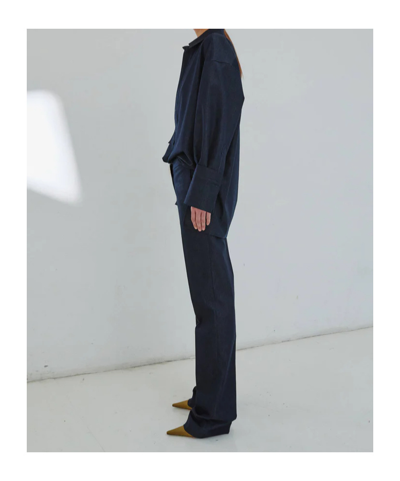 Darkpark Mid-rise Tailored Pants In Black