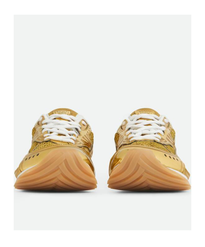 Shop Bottega Veneta Orbit Sneaker In Nude