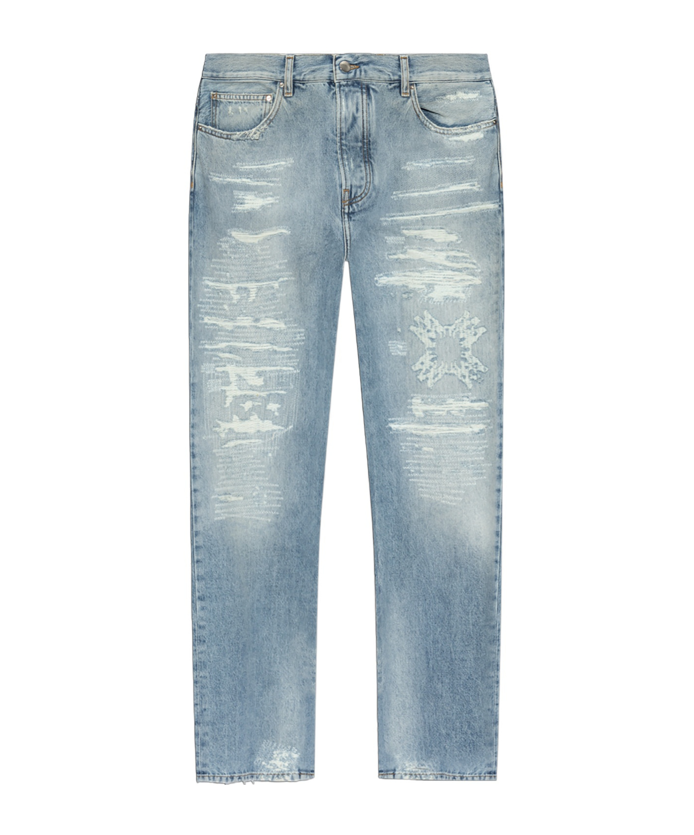 Amiri Belt-loop Jeans In Blue