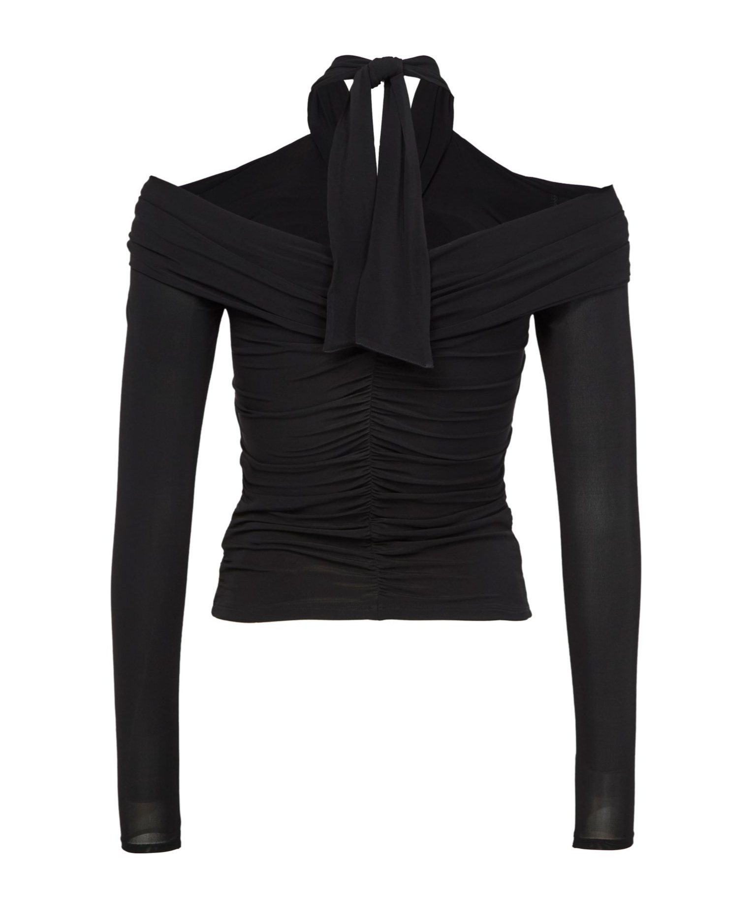Isabel Marant Vonda Long-sleeved Top In Black