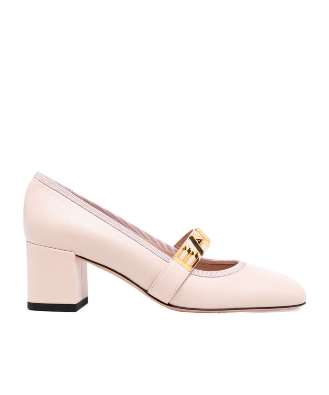 Bally Thick Heels In Nude