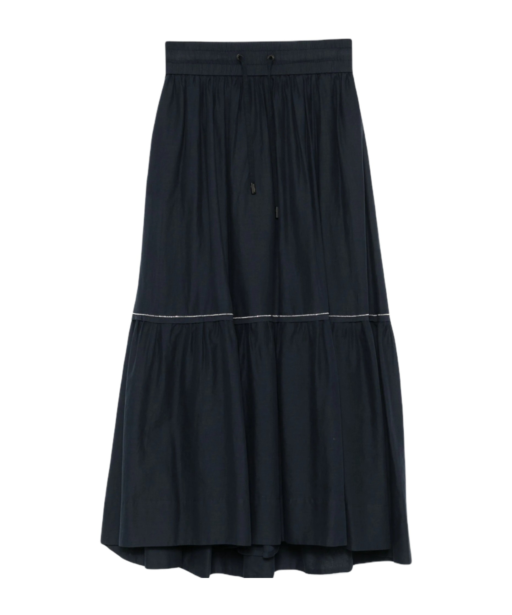 Peserico Cotton Voile Maxi Skirt