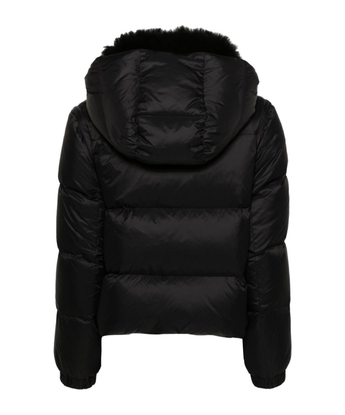 Liska Quilted Down Jacket In Black