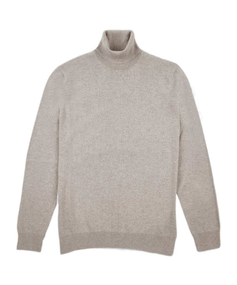 Zanone Turtleneck Sweater In Nude