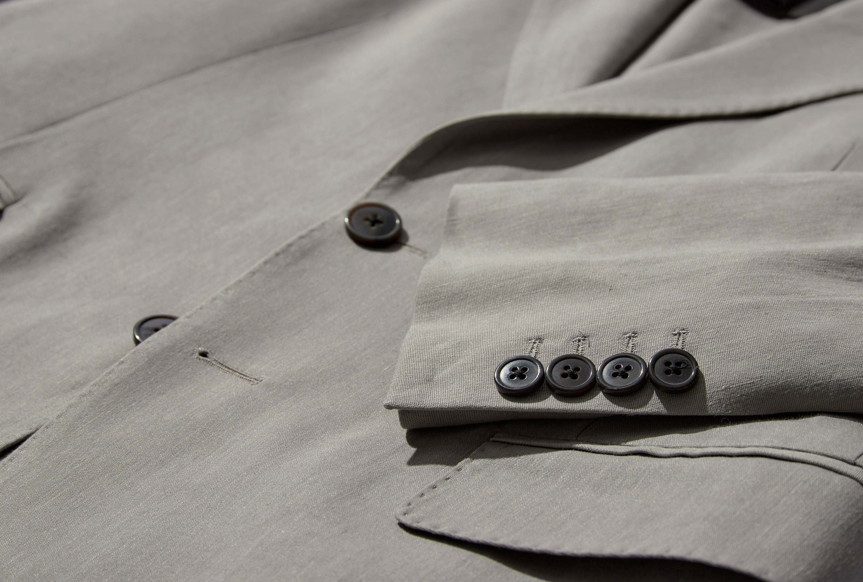 Dries Van Noten Long-sleeved Suit Jacket In Gray