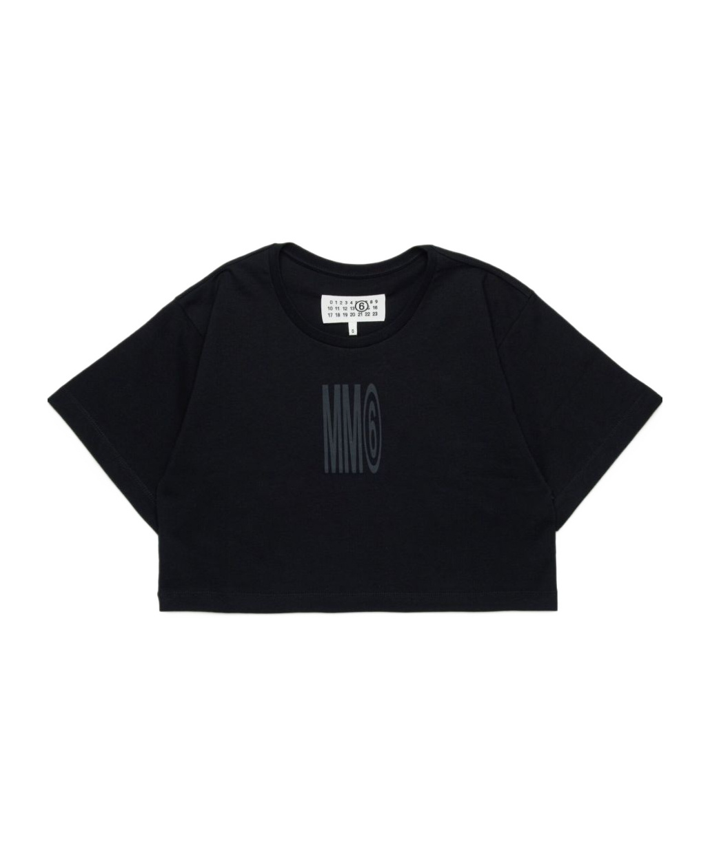 Mm6 Maison Margiela Logo-print T-shirt In Black