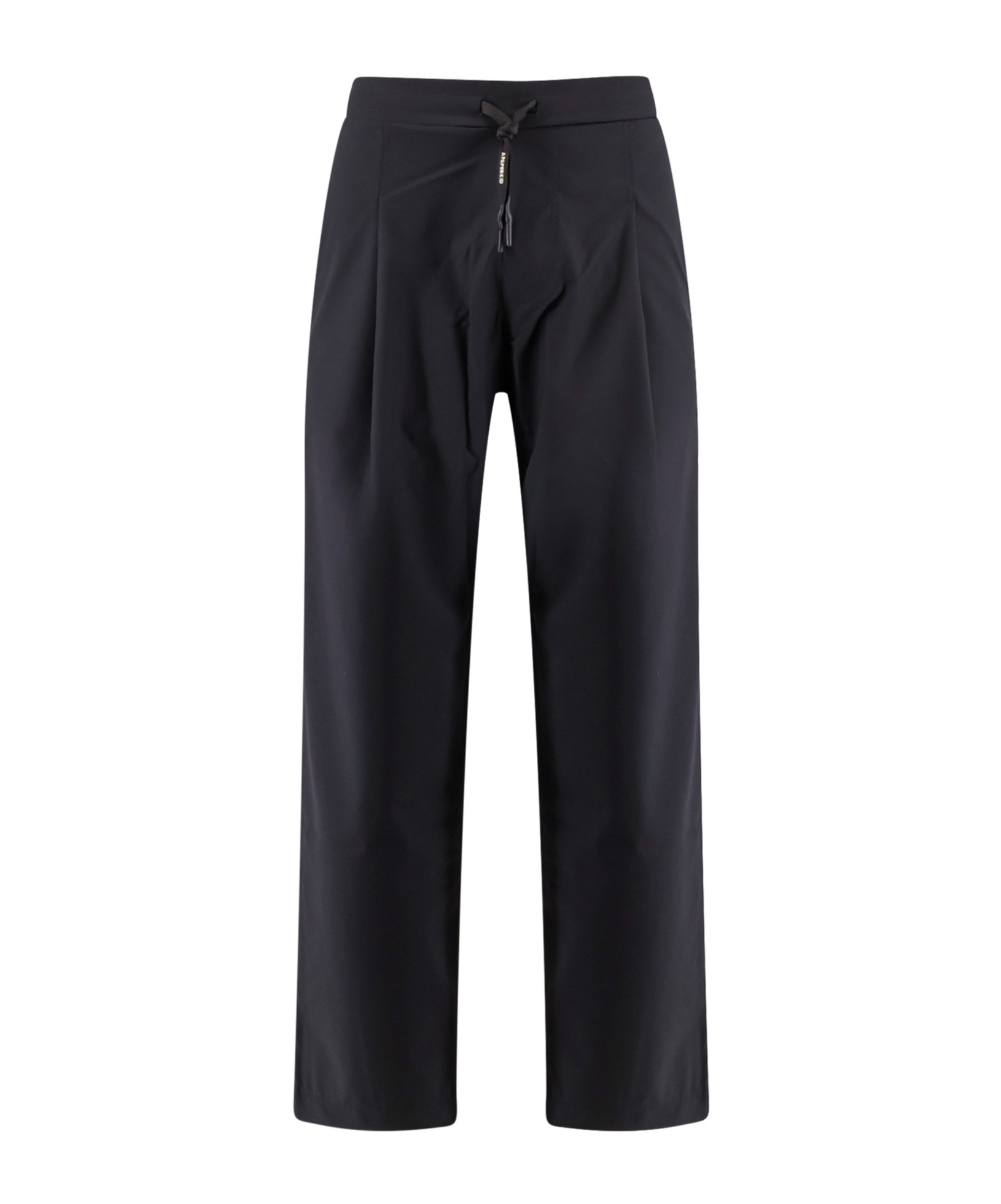 A Paper Kid Straight-leg Cotton Track Pants In Black