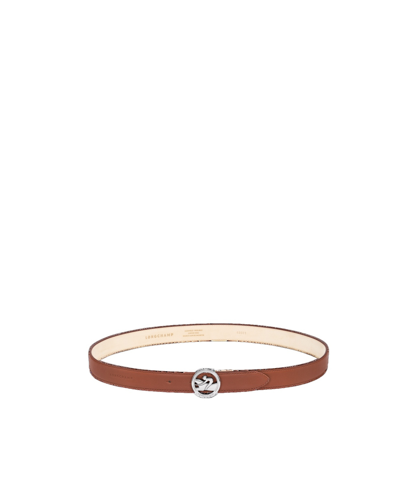 Longchamp La Médaille Belt In Brown