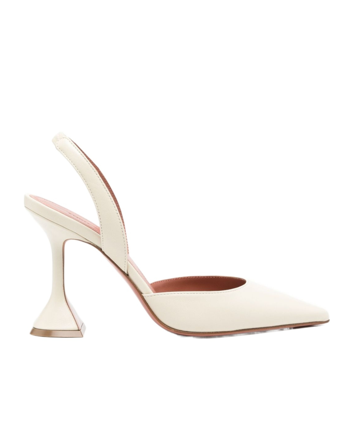 Amina Muaddi Pointed-toe High-heeled Sandals In Pink