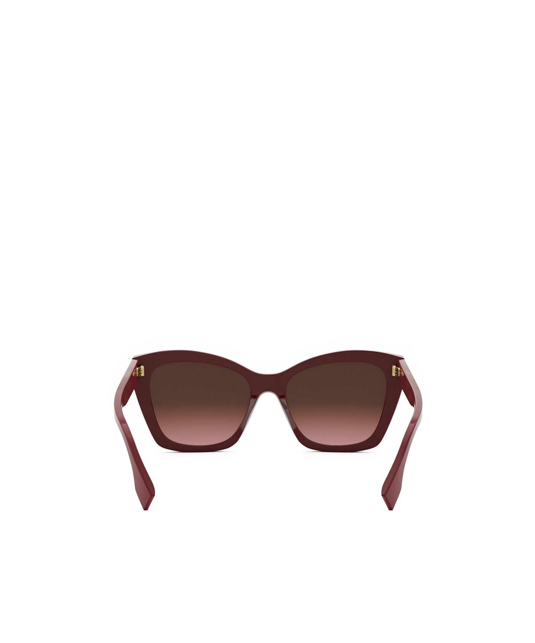 Fendi Eyewear Butterfly Frame Sunglasses In Red