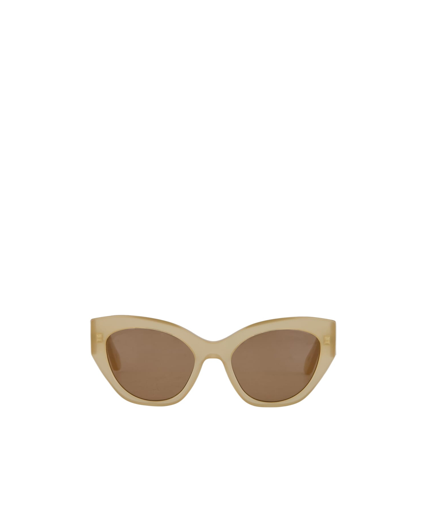 Ferragamo Cat Glasses Frame Sunglasses In Brown