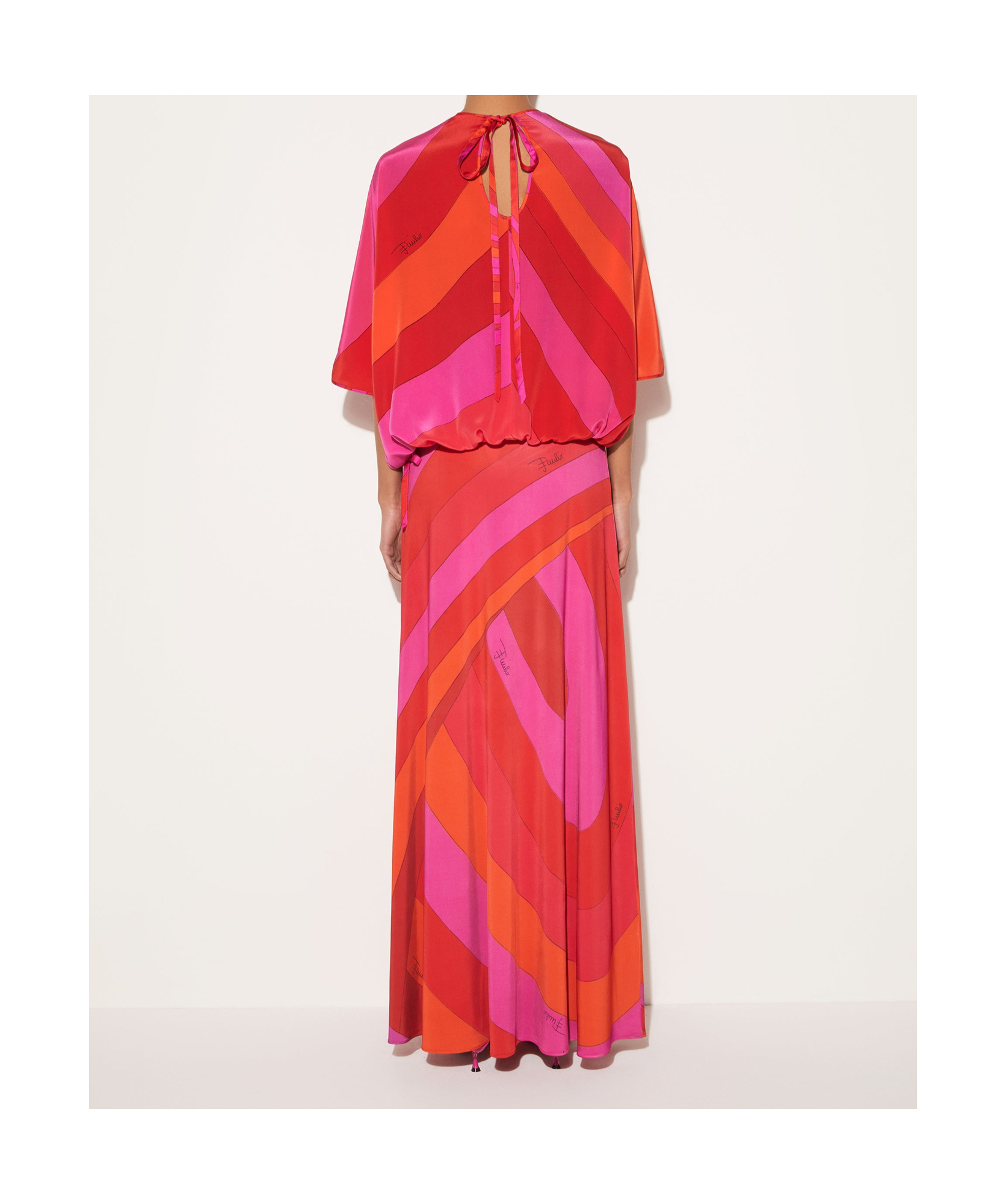 EMILIO PUCCI IRIDE-PRINT SILK TOP