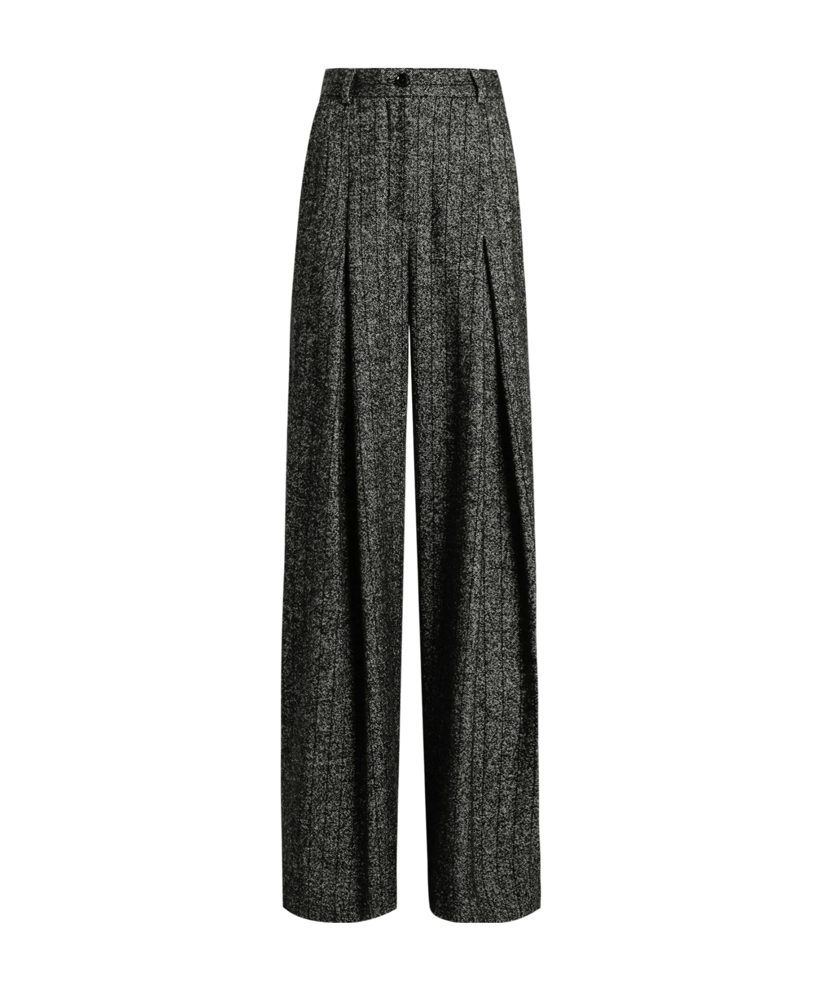 Dolce & Gabbana Belt Loops Slacks In Black