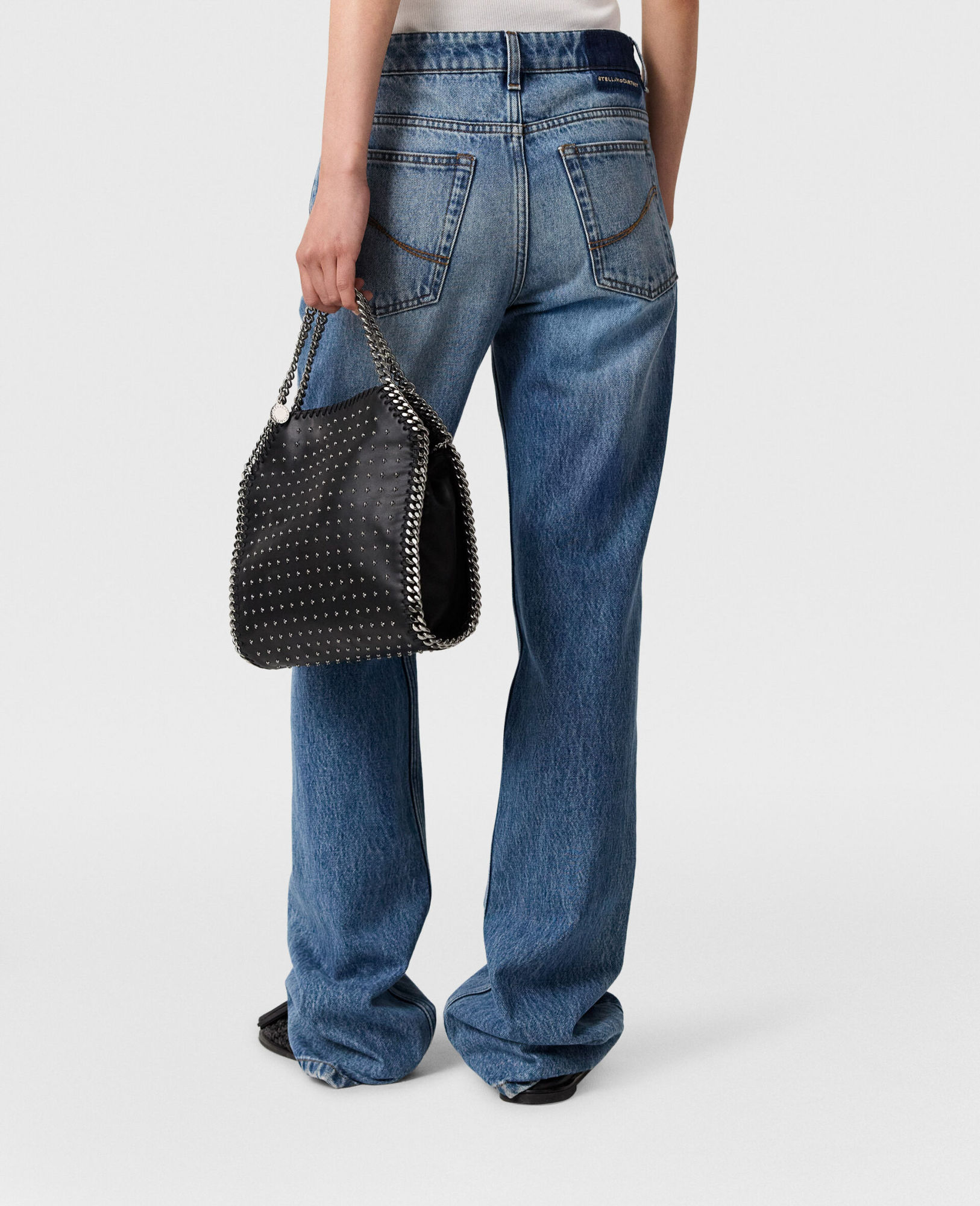 Stella Mccartney Jeans With Belt Loops In Blue