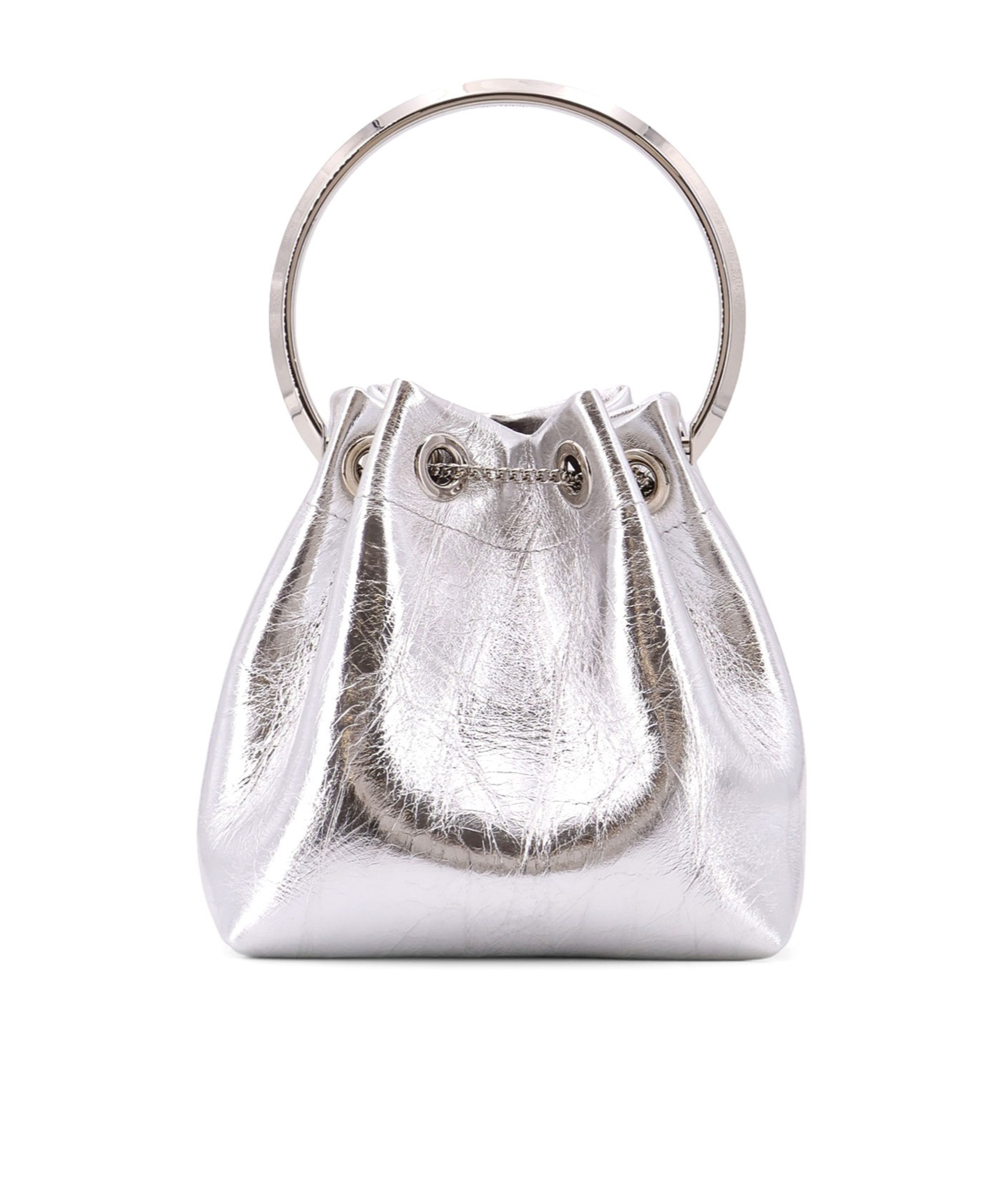Jimmy Choo Round Handle Leather Handbag